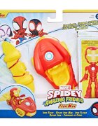 Spidey and His Amazing Friends Figurina cu vehicul Iron Man F74585