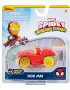 Spidey and His Amazing Friends Masinuta din metal si figurina Iron Man