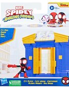 Spidey and His Amazing Friends Set de joaca cu figurina Spidey City Bank F8362