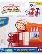 Spidey and His Amazing Friends Set de joaca cu figurina Spidey Pizza Parlor F8360