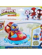 Spidey and His Amazing Friends Set figurina cu vehicul Spidey cu Hover Spinner F72525