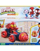 Spidey and His Amazing Friends Set figurina cu vehicul Spidey Miles cu Drill Spinner F72535