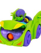 Spidey and His Amazing Friends Vehicul cu lansator de sageti si figurina Green Goblin