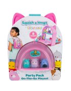 SquishMallows Set 3 figurine Squish a longs Party Pack On the Go 9 accesorii