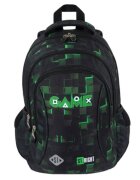 St Majewski Ghiozdan cu 3 compartimente St.Right Green Game 39 x 27 x 17 cm