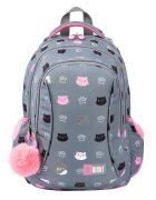 St Majewski Ghiozdan cu 3 compartimente St.Right Kitty Paw 39 cm