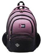 St Majewski Ghiozdan cu 4 compartimente 1 buzunar St.Right Pink Gradient 42 cm Roz