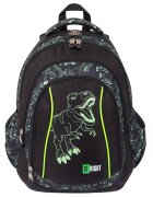 St Majewski Ghiozdan cu 4 compartimente St. Right Reflective T-Rex 43 cm