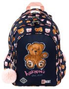 St Majewski Ghiozdan cu 4 compartimente St.Right Teddy Bear 40 x 28 x 18 cm