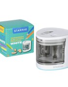 Starpak Ascutitoate electrica dubla Alb