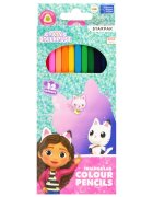 Starpak Creioane de colorat Gabbys Dollhouse 12 buc