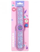Starpak Rigla de cauciuc cu radiera in forma de ceas 20 cm Girl