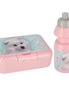 Starpak Set bidon de apa 350 ml si caserola de pranz 16 x 12.5 cm Cuties Doggy