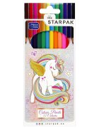 Starpak Set creioane colorate Unicorn 12 culori