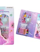 Starpak Set de activitati Carte de colorat cu creioane si accesorii Princess Roz