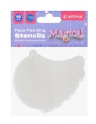 Starpak Set sabloane pentru pictura pe fata Magical 10 buc