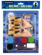 Starpak Vopsea de fata si accesorii pentru Halloween 6 culori