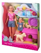Steffi Love Set papusa Steffi Evi si animalute Happy Animal Catelusi