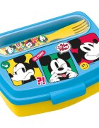 Stor Caserola de pranz cu tacamuri Mickey Mouse