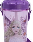 Stor Sticla din plastic cu pai Disney Frozen 465 ml