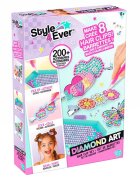 Style 4 Ever Set de creat 8 agrafe de par Diamond Art