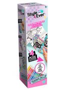 Style 4 Ever Set rola de colorat 4 metri si 12 creioane colorate Good Vibes