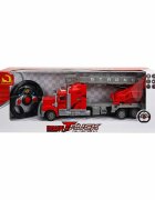 Suncon Camion cu macara si telecomanda 1:32 Rosu