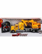 Suncon Camion excavator si telecomanda 1:32 Galben