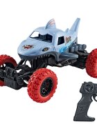 Suncon Masina 4x4 cu telecomanda Shark Ultra Rock Crawler Blue 1:18