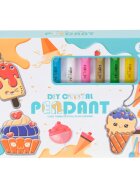 Sunman Deseneaza pandative cu lipici si sclipici Diy Crystal Pendant Cake