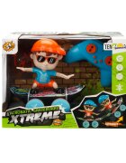 Sunman Figurina pe skateboard cu telecomanda Xtreme Acrobatic Skateboard