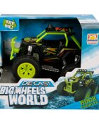 Sunman Masina de teren Rock Crawler cu sunete si lumini Verde 19 cm