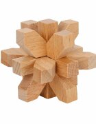 Sunman Puzzle 3D din lemn Cub Burr