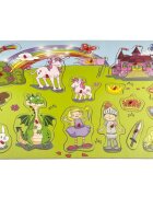 Sunman Puzzle din lemn Lumea basmelor 20 piese