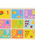 Sunman Puzzle din lemn Matematica 27 piese