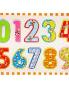 Sunman Puzzle din lemn Numerele 10 piese