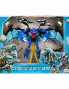 Sunman Robot transformabil in dinozaur Albastru