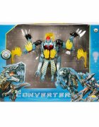 Sunman Robot transformabil in dinozaur Galben