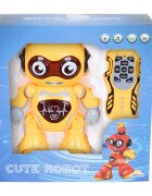 Sunman Robotel cu telecomanda care danseaza Cute Robot Galben