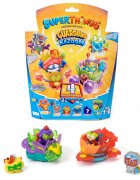 SuperThings Set 4 figurine si 2 vehicule Guardians of Kazoom Jet Albastru