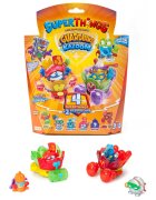 SuperThings Set 4 figurine si 2 vehicule Guardians of Kazoom Jet Portocaliu