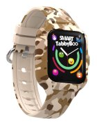 Tabby Boo Ceas smartwatch 4G GPS Ecran 1.4 inch Camouflage Brown