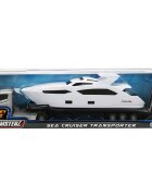 Teamsterz Camion transportor cu barca gri