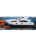 Teamsterz Camion transportor cu barca portocaliu