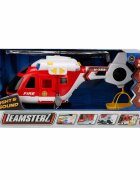 Teamsterz Elicopter de salvare cu lumini si sunete Rosu