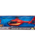 Teamsterz Elicopter de salvare cu lumini si sunete Street King Rosu