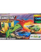 Teamsterz Set 2 piste cu 2 masinute Turbo City Dino Clash