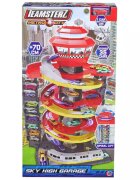 Teamsterz Set de joaca cu o masinuta Metro City Sky High Garage 70 cm
