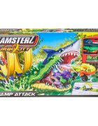 Teamsterz Set de joca pista cu 2 masini Turbo City Swamp Attack
