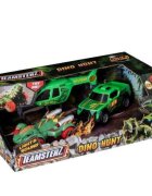 Teamsterz Set elicopter masina si dinozaur cu lumini si sunete